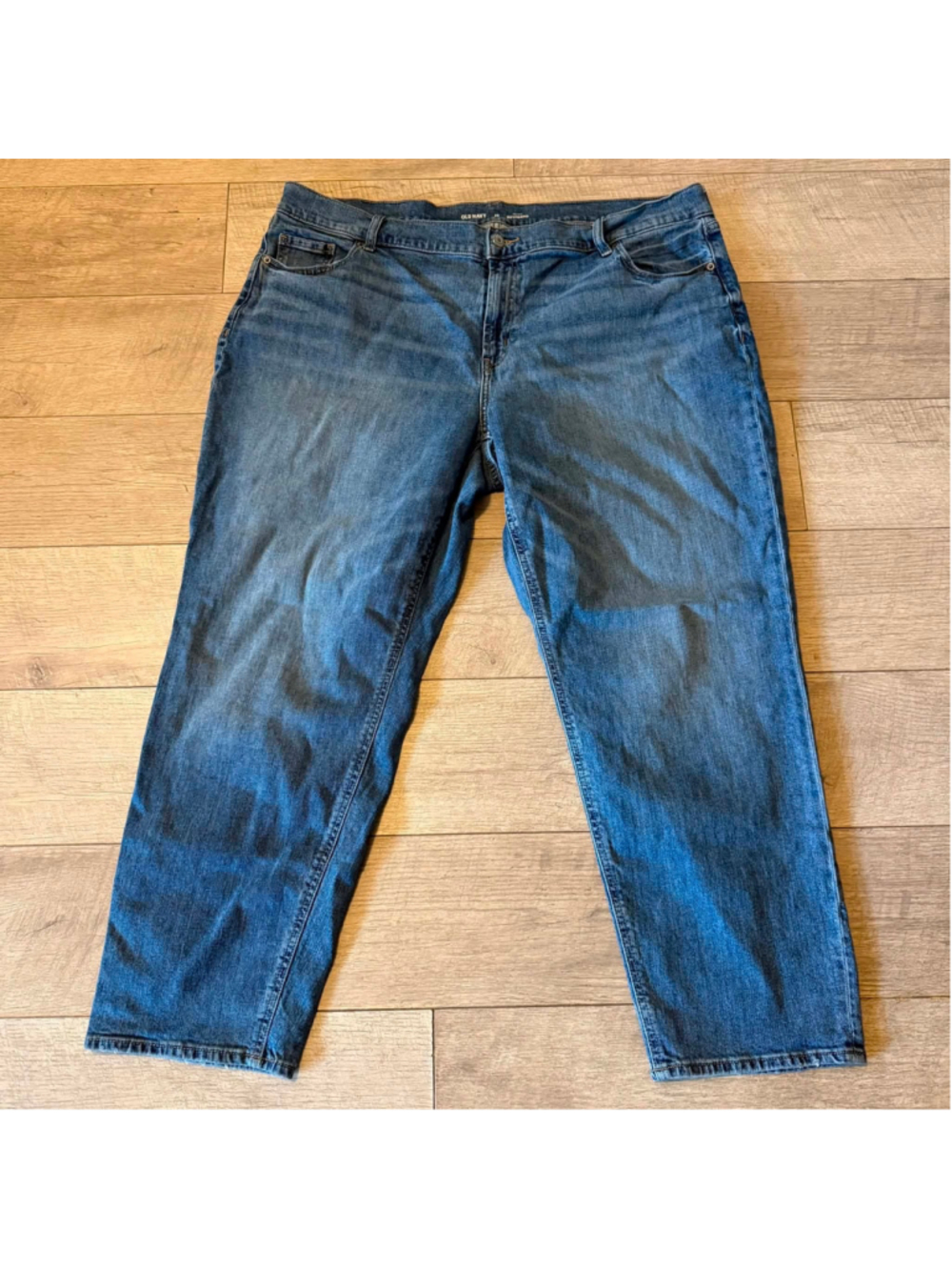 Old Navy Women's Boyfriend Mod Rise Jeans Size 20 Blue